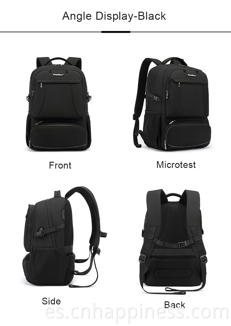 Viajes elegantes de alta capacidad Viajes multifunción Impermeable deportivo mochilas refrigerador mochila para computadora portátil mochila con cargador USB